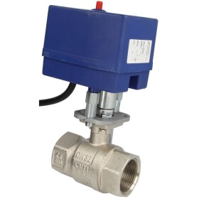 Motor ball valve, electr. controlled 1 1/4", 230 V-...