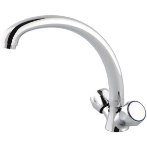 Two-handle sink mixer "Doble" chrome