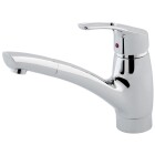 Heinrich Schulte sink mixer Germania high pressure, chrome, pull-out spout