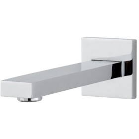 Bath spout Flate chrome-plated