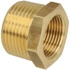 Reducer ET/IT 1&quot; x 1/2&quot; with hexagon brass bright