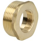 Reducer ET/IT 1 1/4&quot; x 3/4&quot; with hexagon brass bright