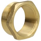 Reducer ET/IT 1 1/4&quot; x 1&quot; with hexagon brass bright