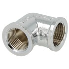 Elbow 90&deg; IT/IT 3/8&quot; chrome-plated brass