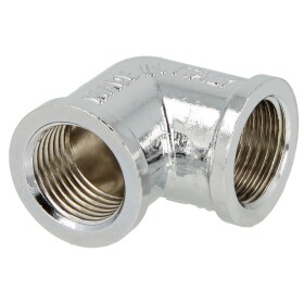Elbow 90° IT/IT 1" Chrome-plated brass