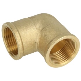 Elbow 90° IT/IT 1 1/2" brass bright