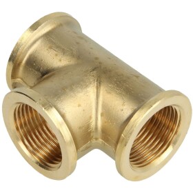 T piece IT/IT/IT 1 1/2" brass bright