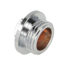 Plug ET 1/2&quot; with square chrome-plated brass