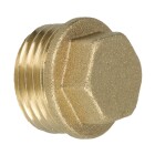 Plug ET 1/2&quot; with square brass bright