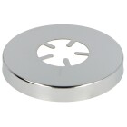 Push-on rosette, brass chrome-plated 67 mm x 3/4&quot; x 9 mm