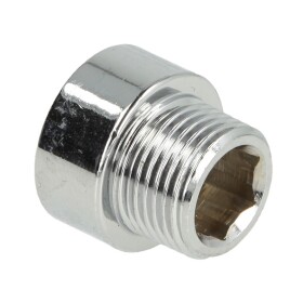 Tap extension 1/2" x 80 mm chrome-plated brass