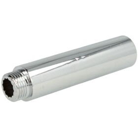 Tap extension 1/2&quot; x 100 mm chrome-plated brass