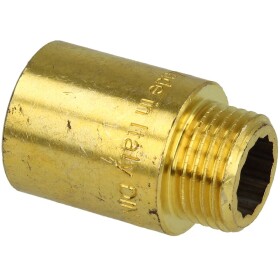 Tap extension 3/4&quot; x 50 mm bright brass
