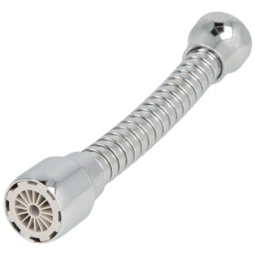 Hose with aerator (LP) M 22 x 1 IT, chrome-plated metal,...