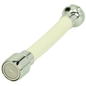 Hose with ECO-arerator 7,5l/min. M 22 x 1 IT, white...
