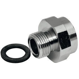 Reducer 1/2&quot; IT x 3/8&quot; ET chrome-plated metal,...