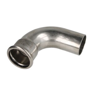 Stainless steel press fitting bend 90° 18 mm F/M with...