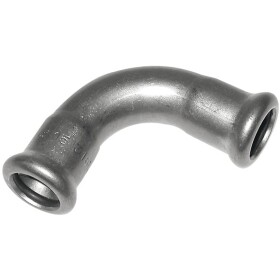 Stainless steel press fitting bend 90&deg; 15 mm F/F with...