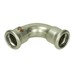 Stainless steel press fitting bend 90&deg; 18 mm F/F with...