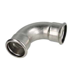 Stainless steel press fitting bend 90&deg; 28 mm F/F with...