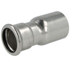 Stainless steel press fitting reducer 42 x 22 mm M/F with M-contour