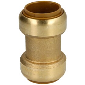 Tectite push-fitting socket with stop 15 mm F/F