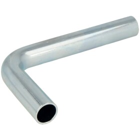 C-steel pressfitting bend 90° with plain ends 22 mm