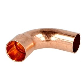 Soldered fitting copper bend 90&deg; 6 mm F/M