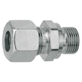 Stainless steel male stud coupling G 3/8&quot; cyl. x 8...