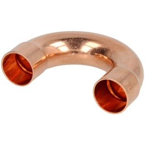 Soldered fitting copper bend 180° 42 mm F/F