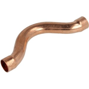 Soldered fitting copper crossover 18 mm F/F