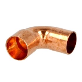 Soldered fitting copper elbow 90&deg; 12 mm F/M