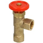 Check valve, double ball, 3/8&quot;, with shut-off device, non-return valve