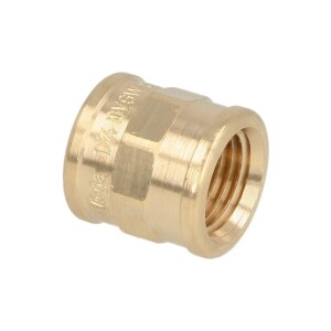 Gunmetal threaded fitting coupling ¼" IT