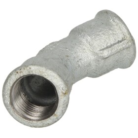 Malleable cast iron fitting bend 45° 1 1/4" IT/IT