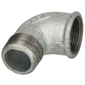 Malleable cast iron fitting elbow 90° 1/2" IT/ET