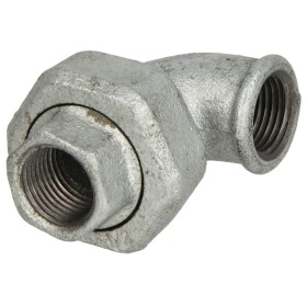 Malleable iron fitting union elbow 90° 1" IT/IT...