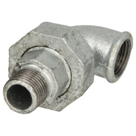 Malleable iron fitting union elbow 90° 1/2"...