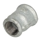 Malleable cast iron fitting socket reducing 1/2&quot; x 3/8&quot; IT/IT