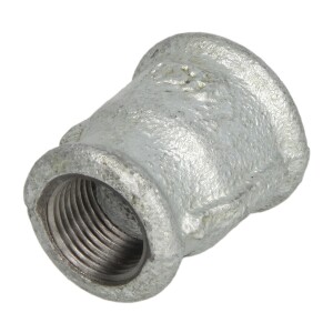 Malleable cast iron fitting socket reducing 1 1/2" x 1 1/4" IT/IT