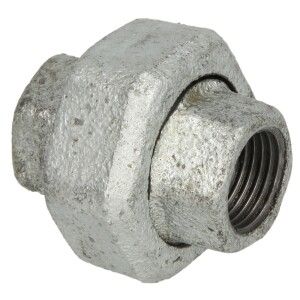 Malleable cast iron fitting union 1 1/2" IT/IT - taper seat