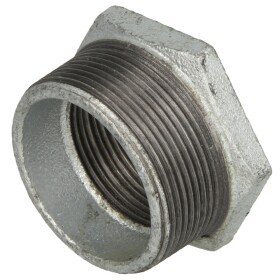 Malleable cast iron fitting reducer 2&quot; x 1 1/2&quot;...