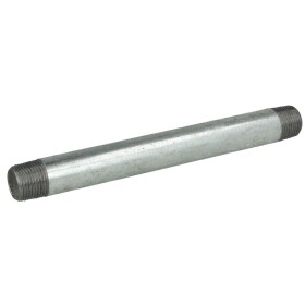 Hexagon pipe nipple galvanized 1/2&quot; x 250 mm