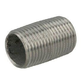 Hexagon pipe nipple galvanized 1 1/2" x 50 mm