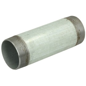 Hexagon pipe nipple galvanized 2 1/2&quot; x 200 mm