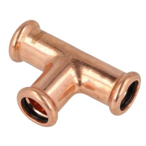 Press fitting copper T-piece 54 mm (contour M)
