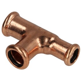 Press fitting copper T-piece reducing 22 x 15 x 18 mm...