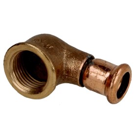 Press fitting copper elbow 90&deg; 12 mm x 1/2&quot; IT...