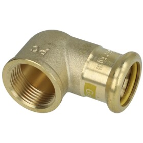 Press fitting copper elbow 90&deg; 22 mm x 3/4&quot; IT...