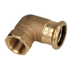 Press fitting copper elbow 90° 35 mm x 1 1/2" IT...